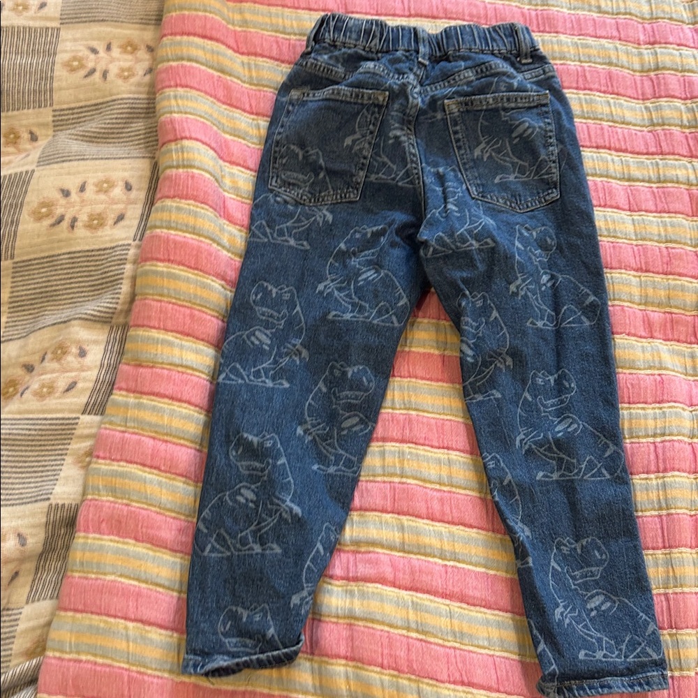 SET! // Boys Dino Pattern Denim Over-shirt + Jeans - Picture 10 of 10